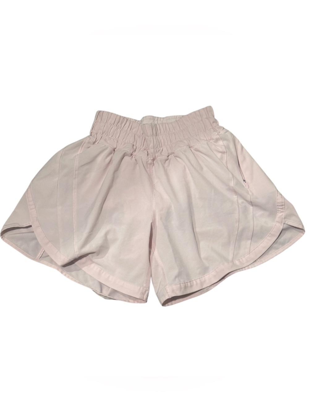 Lululemon Light Pink Women's Elastic Waist Shorts Size 2